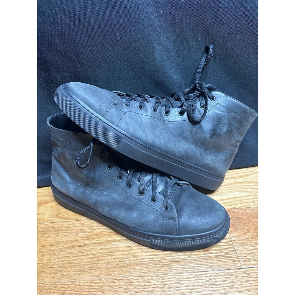 Thursday Boot Co Premier High Top Sneakers Mens Sz 13 Black Leather Shoes Casual
